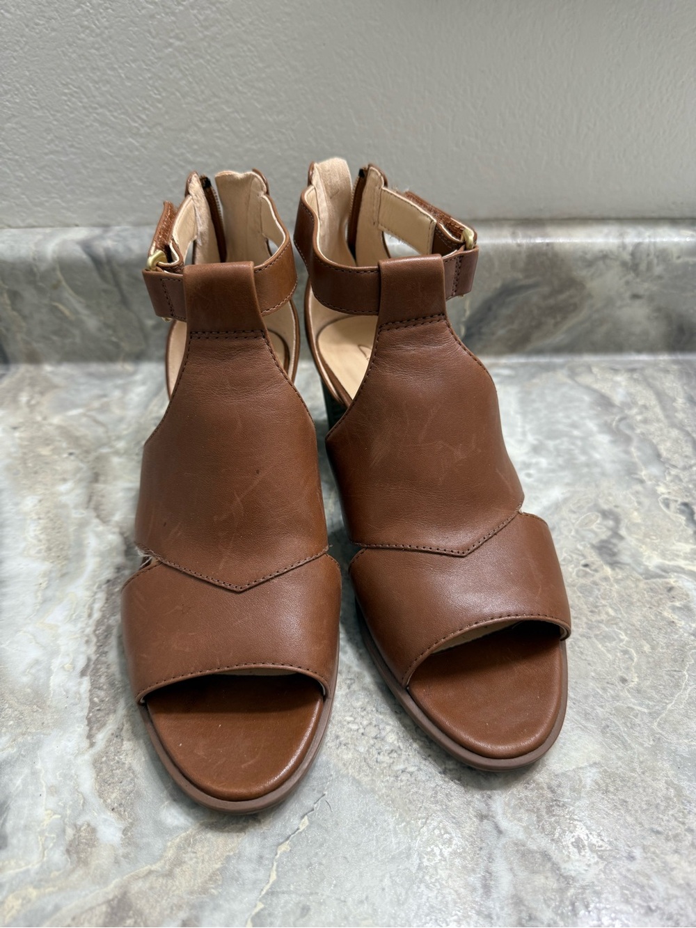 Clarks Women's Brown Leather Slip-On